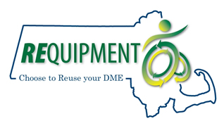 REquipment logo: Choose to Reuse your DME. 